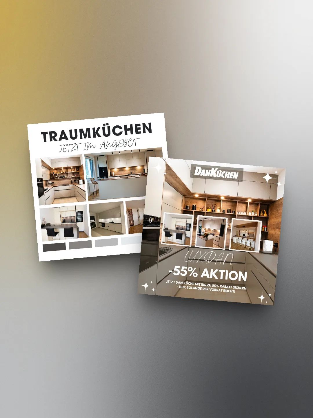 DAN Küchen ad assets and campaign creatives