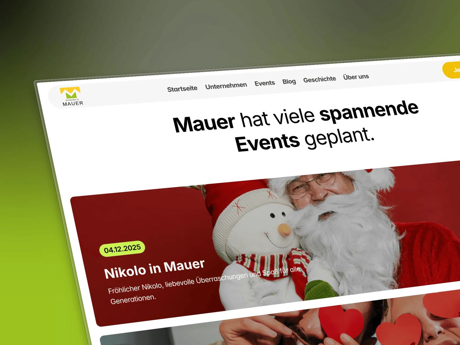 Blog section