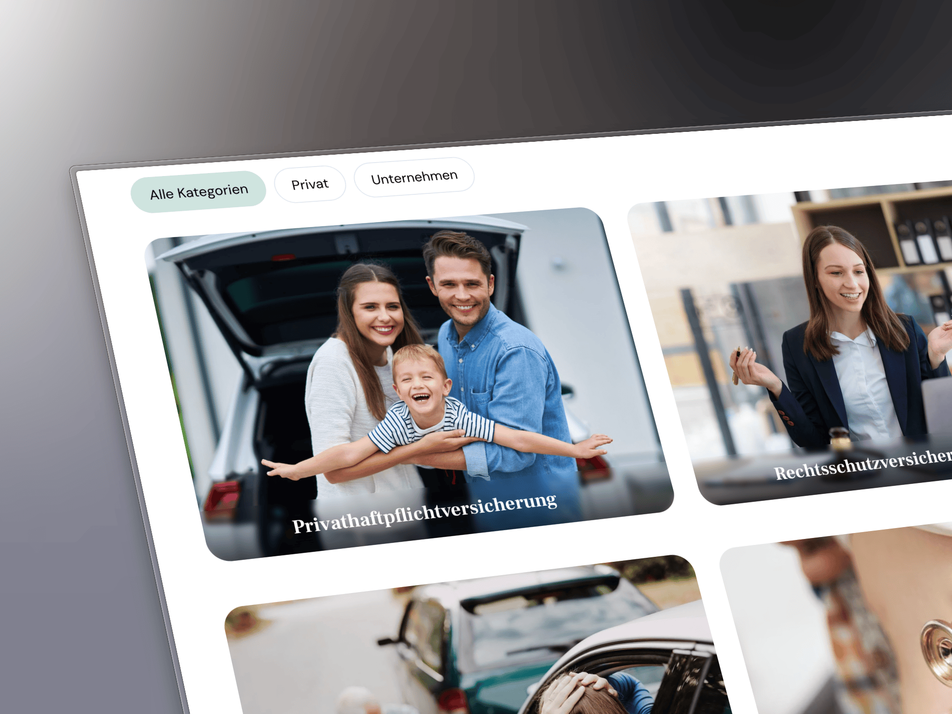 Kremi homepage design